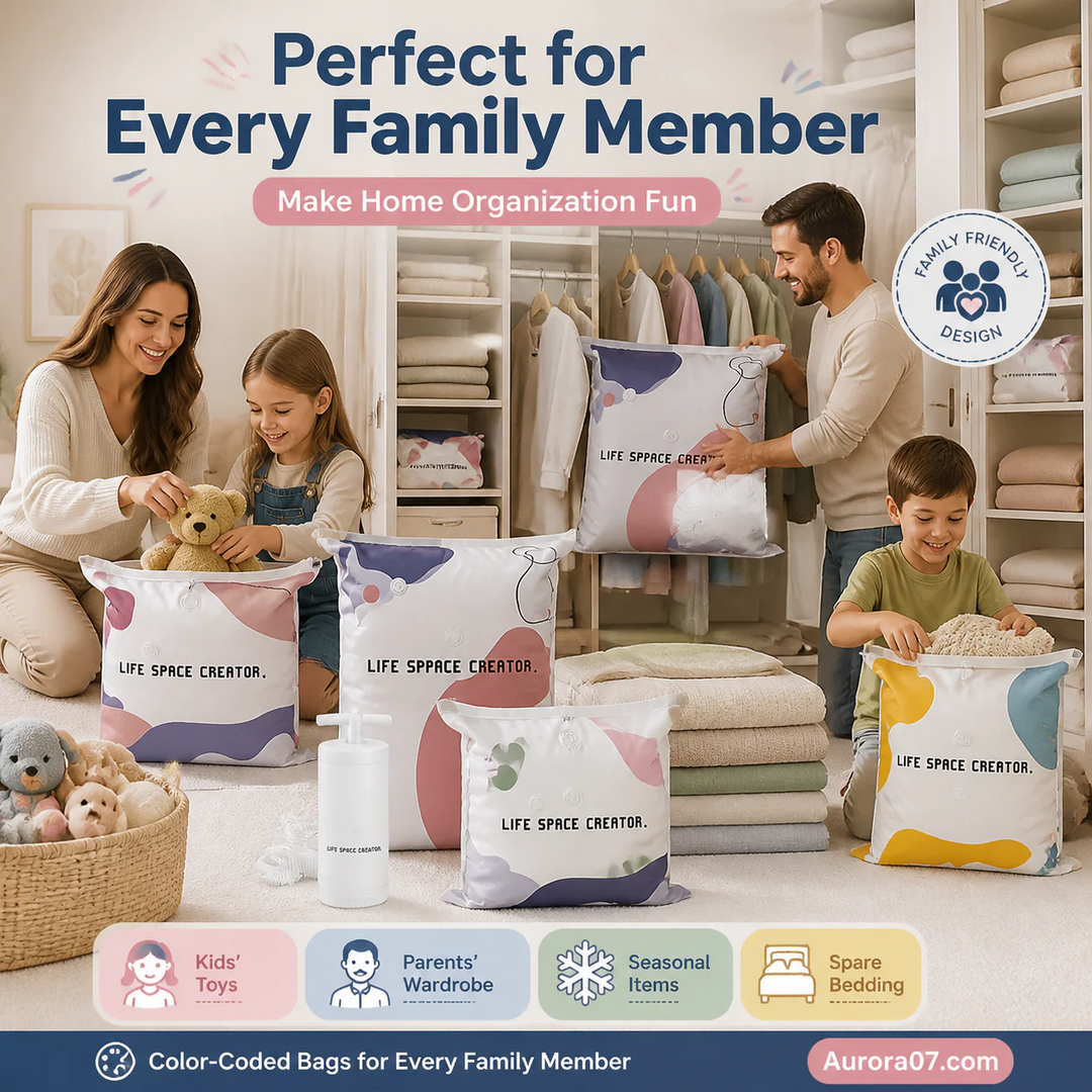 🧳Vacuum Storage Bags – Press &amp; Seal (PACK OF 5)