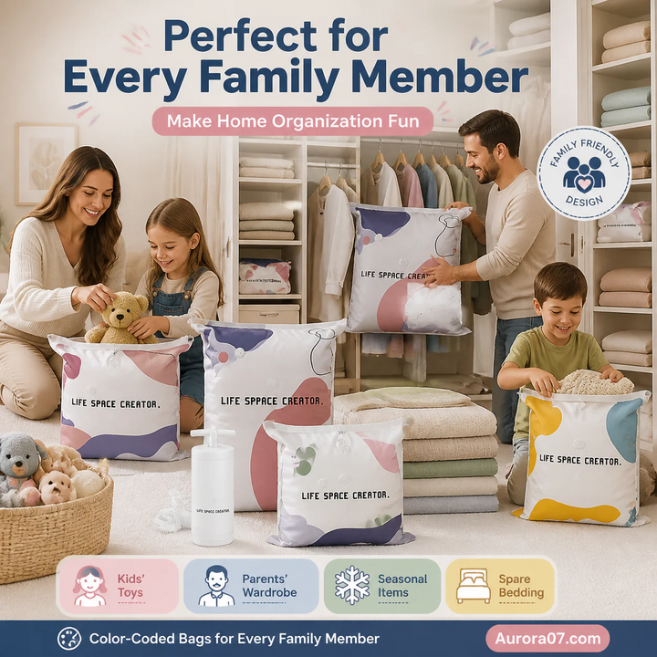 🧳Vacuum Storage Bags – Press &amp; Seal (PACK OF 5)
