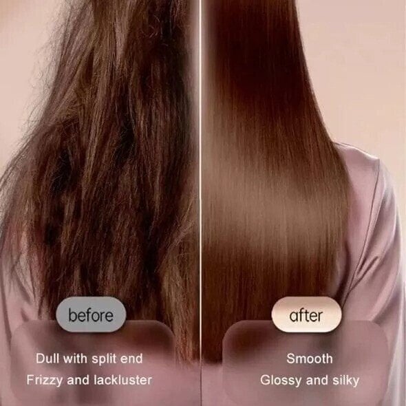 2 in 1 Hair Straightener and Styling Comb with Negative Ion Technology