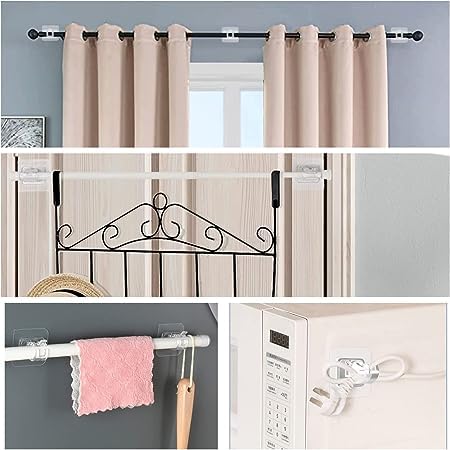 Curtain Rod Self Adhesive Hook |  🔥FLAT 50% SAVINGS🔥