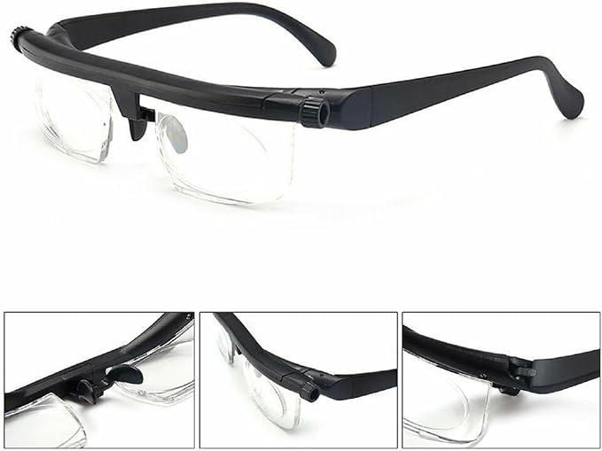 ADJUSTABLE FOCUS GLASSES FOR NEAR AND FAR SIGHT