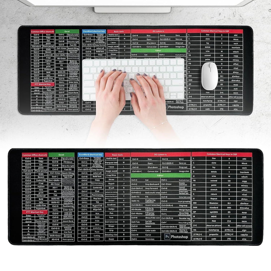 It Command Keyboard Pad Anti-slip Keyboard Pad with Shortcut Key Patterns | ⏰Limited Period Of ...