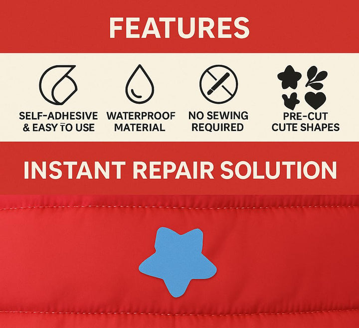 Cloth Repair Stickers | 🔥Flat 50% Savings🔥