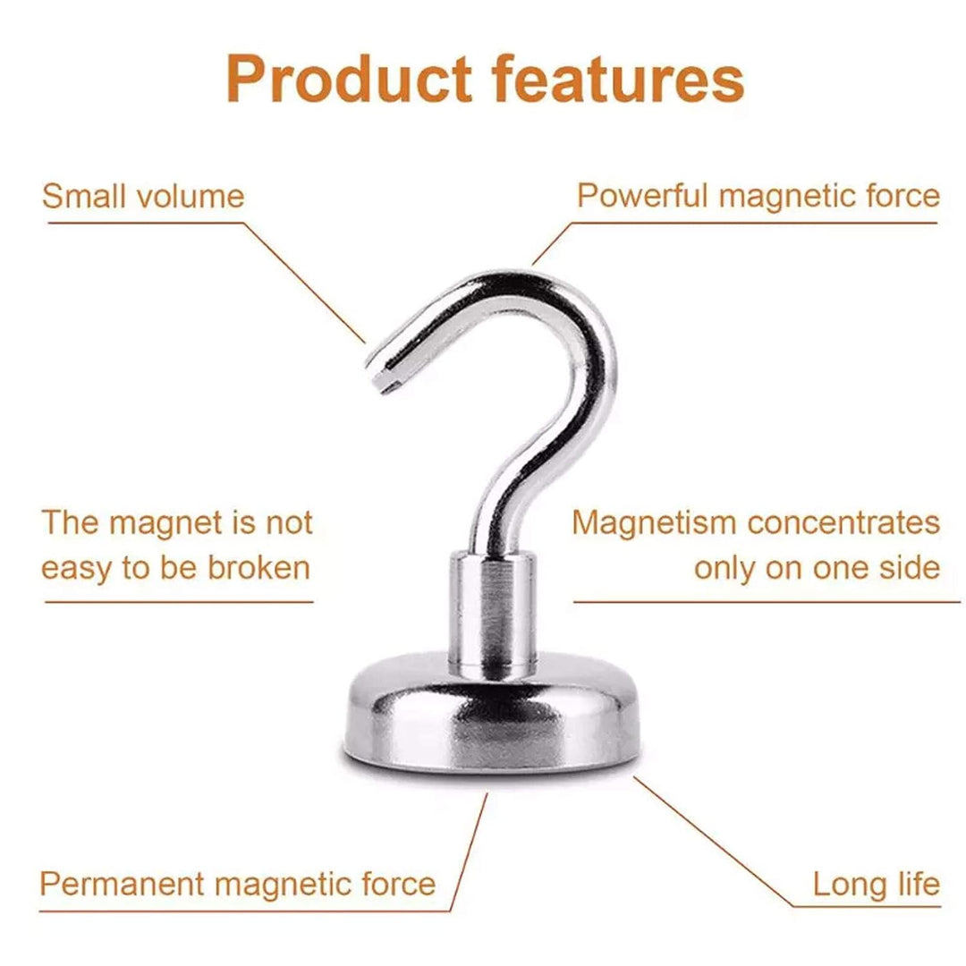 Heavy Duty Magnetic Hooks for Kitchen, Fridge, Garage &amp; Office |⏰Limited Period Offer⏰