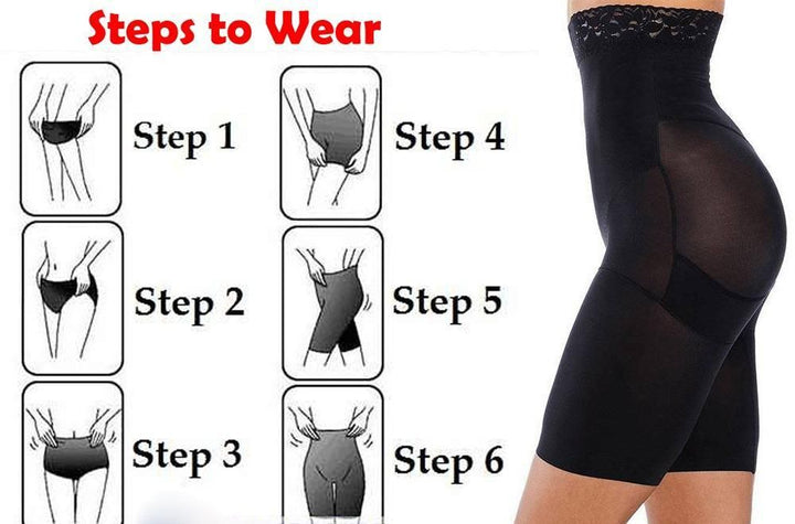 4 in 1 Women’s High Waist Tummy & Thigh Body Shaper