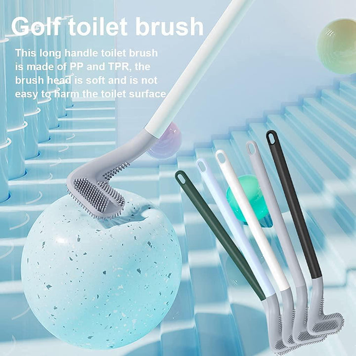 Golf Head Toilet Brush with Hook ( Buy1 Get 1 )