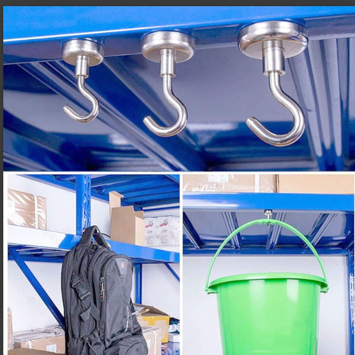 Heavy Duty Magnetic Hooks for Kitchen, Fridge, Garage &amp; Office |⏰Limited Period Offer⏰