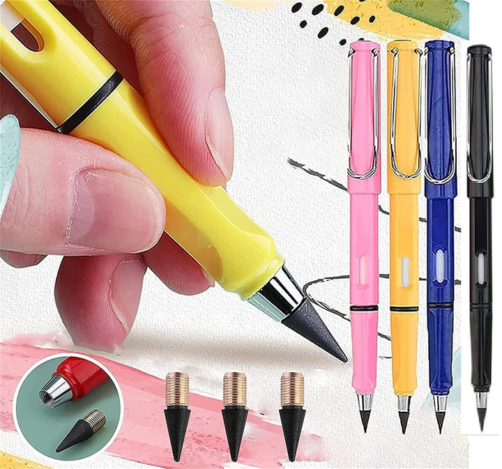 Inkless, Reusable and Erasable Metal Writing Pencil