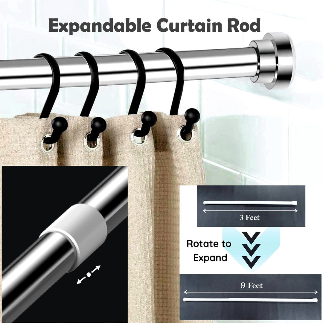 Three Simple Adjustable Rods Drill-Free Length Adjustable Multipurpose Rod |🔥FLAT 50% SAVINGS🔥 ...