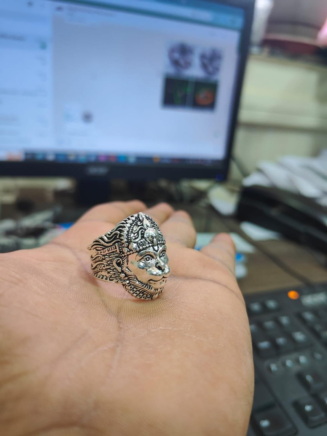 Charming Hanuman Ring | Adjustable size