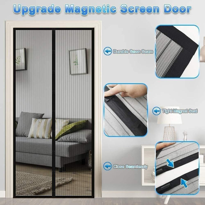 Anti-Mosquito Door Magnetic Curtains (Pack of 2)