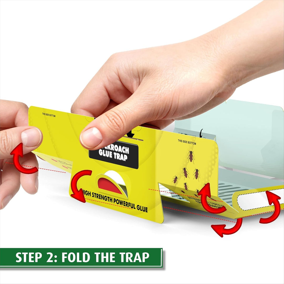 StickZone - Cockroach Glue Trap - Pack of 10 -🔥Flat 50% Off 🔥