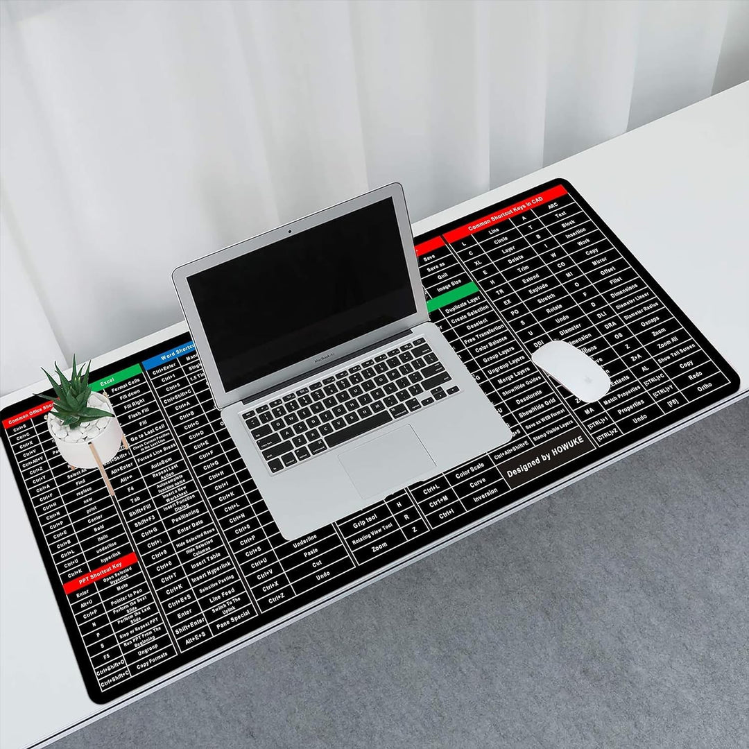 Keyboard Computer Pad Anti-slip Keyboard Pad with Shortcut Key Patterns | ⏰Limited Period Of ...