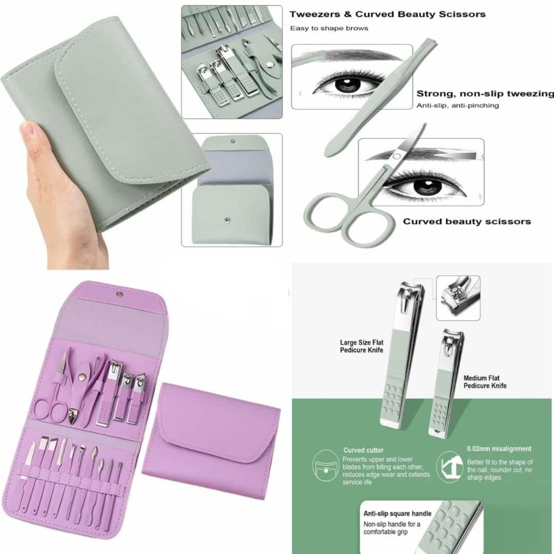 Manicure/Pedicure Set For Women | Set of 16