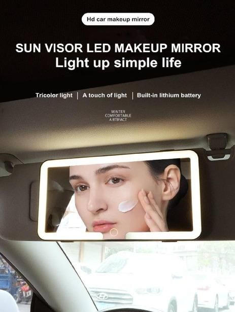 Rechargeable Car Makeup Mirror with LED Lights | 🔥FLAT 50% SAVING🔥