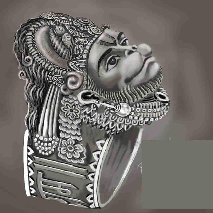 Charming Hanuman Ring | Adjustable size