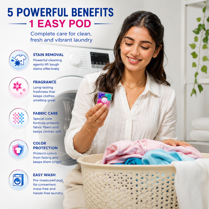 Meadow™ 5 in 1 Laundry Power Detergent Pods |⏰Limited Period Offer⏰
