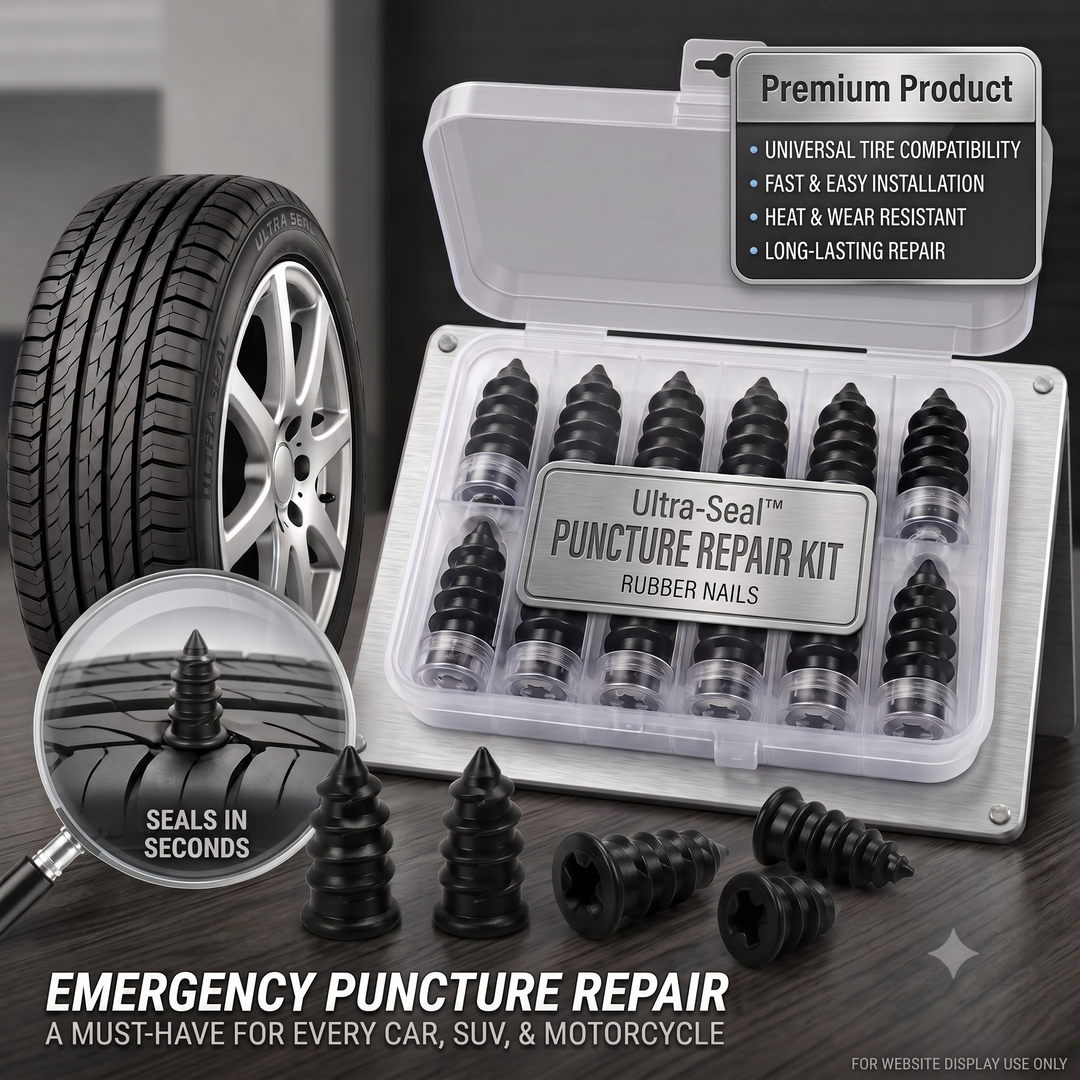 Ultra-Seal™- Tubeless Tyre Repair Rubber Nails Kit | 🔥FLAT 50% SAVINGS🔥