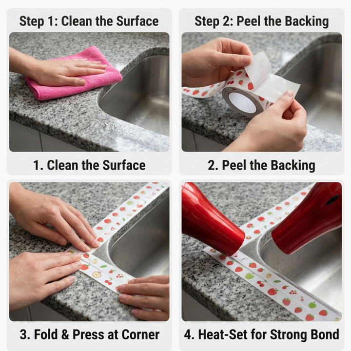 Multipurpose Gap Sealing Tape for Kitchen Sink, Gas Stove &amp; Bathroom - 🔥Buy 1 Get 1 Free🔥