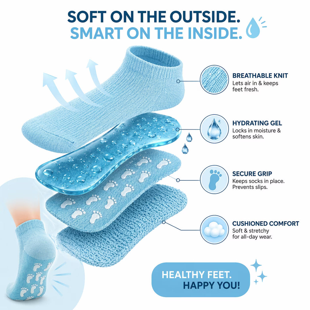 Heel Healing Therapy Gel Socks | 🔥FLAT 50% SAVINGS🔥