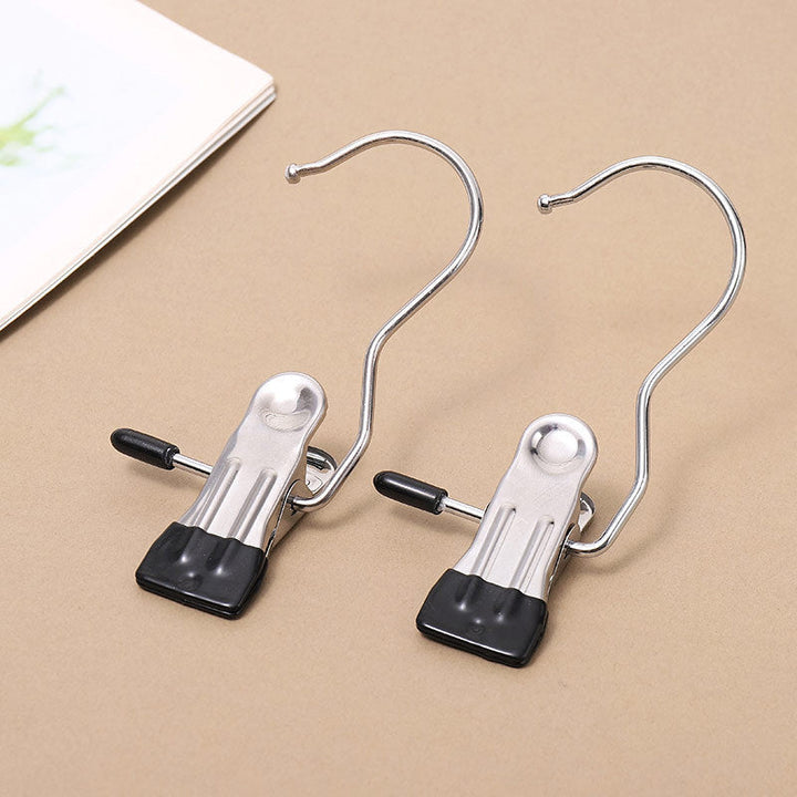 Multi-Purpose Stainless Steel Hanging Clips with Hooks |🔥Flat 50% Savings🔥