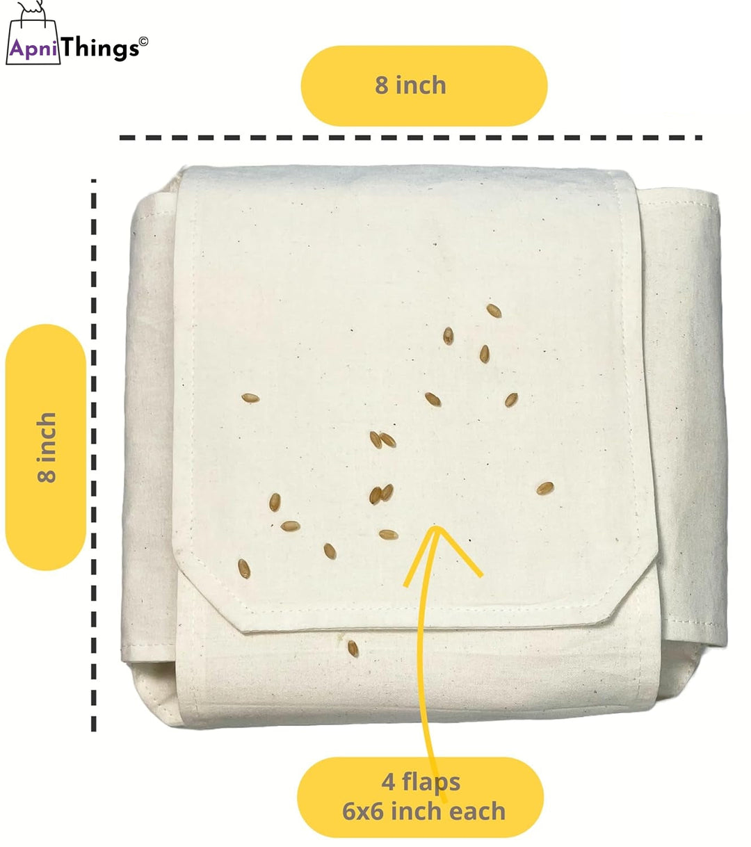 Double Layer Roti Clothe Wrap | Premium Cotton