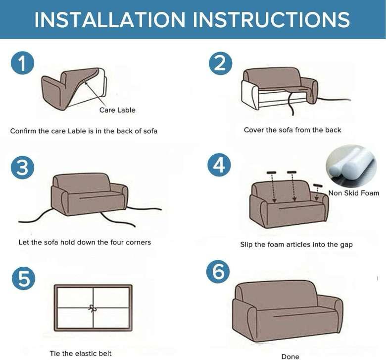 Elastic Fitted Sofa Covers - 3 Seater Sofa |🔥FLAT 50% SAVINGS🔥