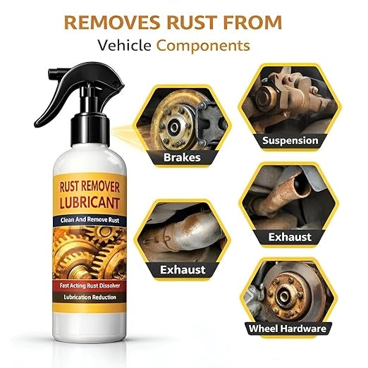 Rust Remover Spray 200ml for Iron, Steel &amp; Metal - Pack of 2