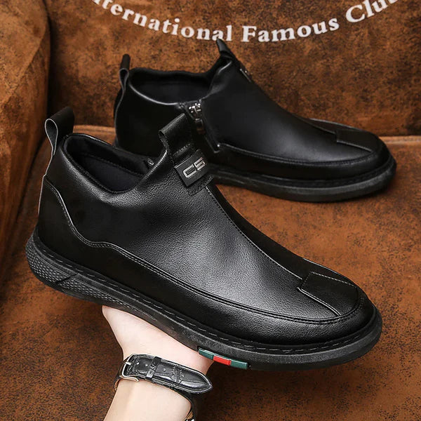 Mens casual hot sale zip shoes