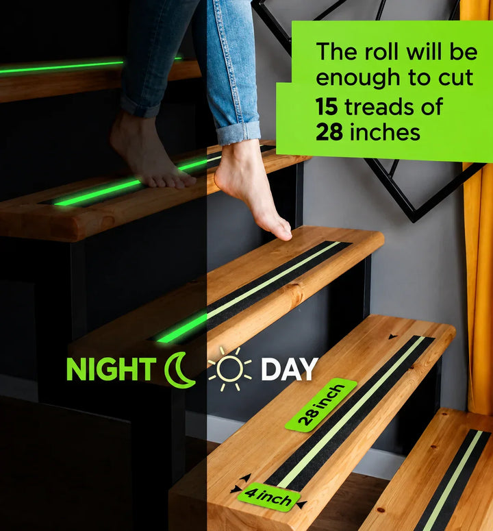 Anti Skid Tape Glow In The Dark | 🔥BUY 1 GET 1 FREE🔥