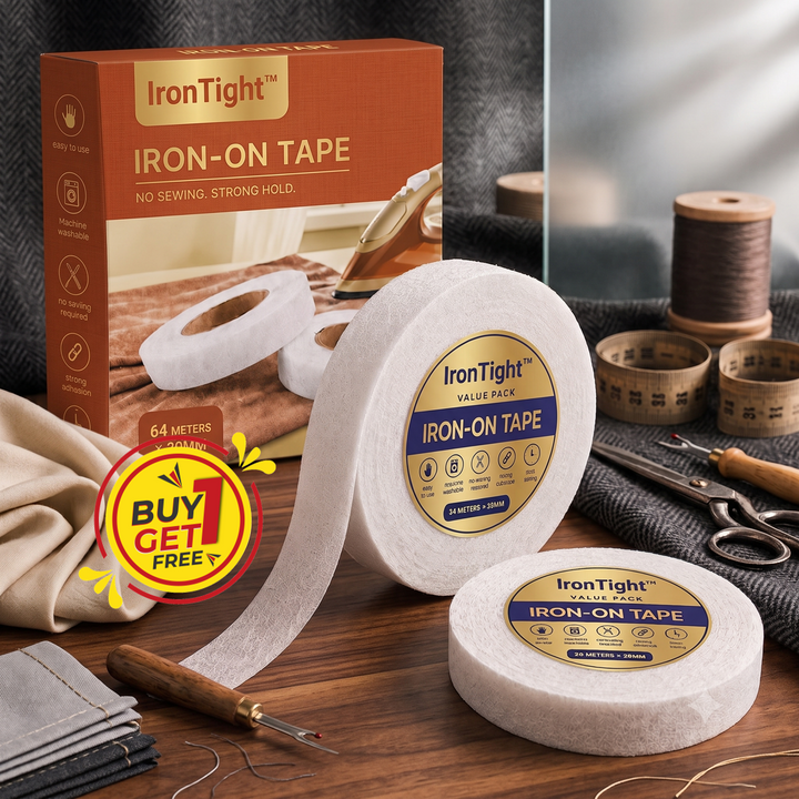 IronTight™ - Fabric Fusing Hem Tape | 64m Length|🔥BUY 1 GET 1 FREE🔥