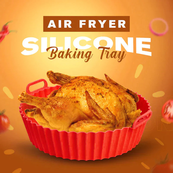Silicone Reusable Baking Tray for Air Fryer / Oven / Microwave  |🔥BUY 1 GET 1 FREE🔥