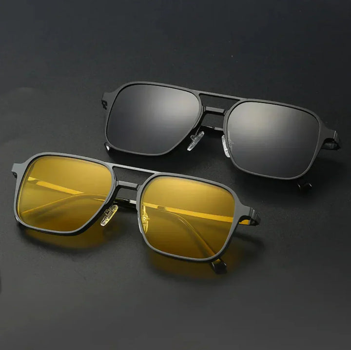 6-in-1 Magnetic Clip-On Sunglasses + Eyeglasses |🔥FLAT 50% OFF SAVING🔥