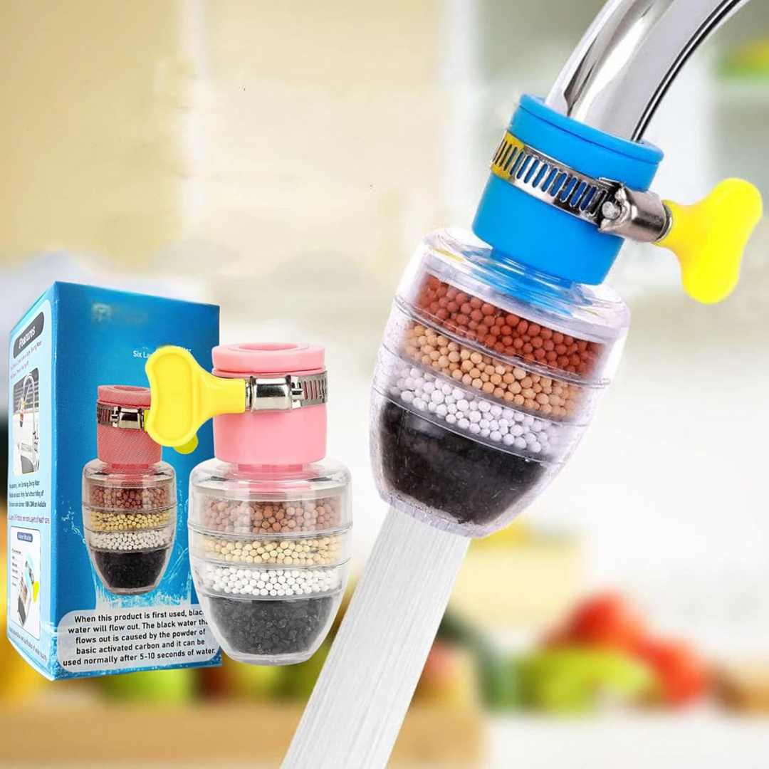 Carbon-Clean™ - Multi-Layer Activated Charcoal Water Faucet Filter 💧✨ (Buy 1 Get 1 Free🔥🔥)