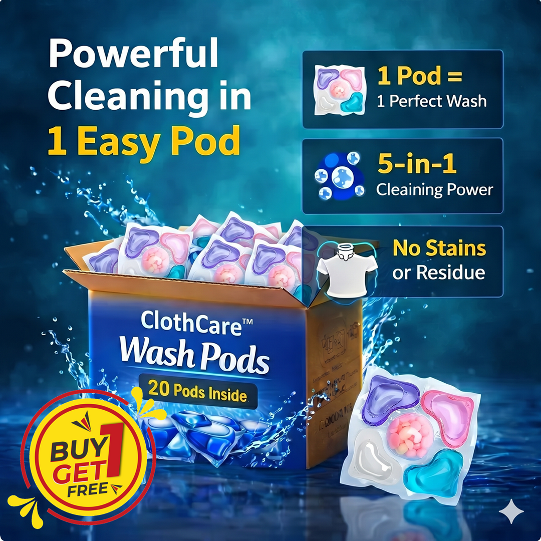 ClothCare™ Pods - Powerful 5-in-1 Laundry Pods | 🔥BUY 1 GET 1 FREE🔥