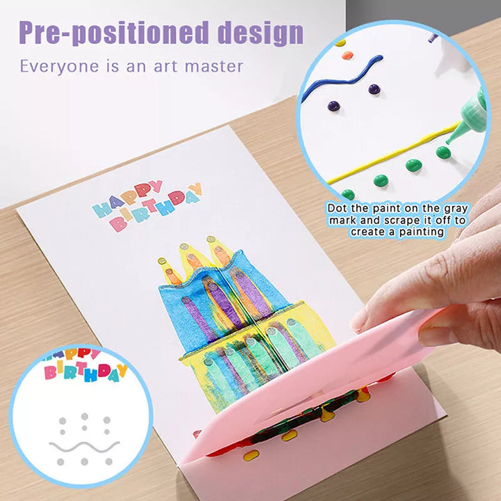 Rainbow Dot Painting Art Kit