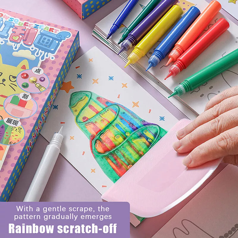 Rainbow Dot Painting Art Kit