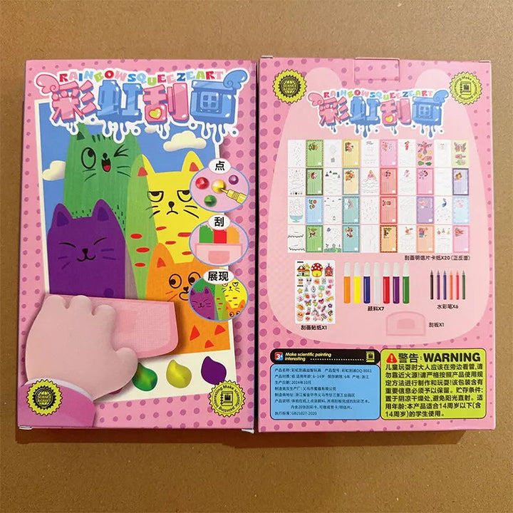 Rainbow Dot Painting Art Kit