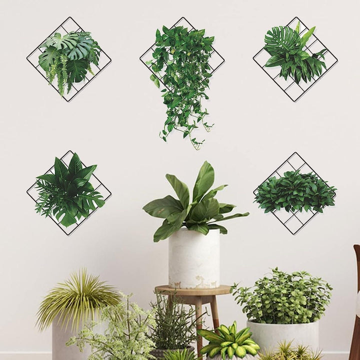 3D Wall Stickers - Plants (Pack Of 5)