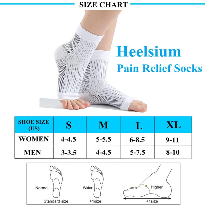 Neuropathy Compression Socks for Feet & Ankle Pain