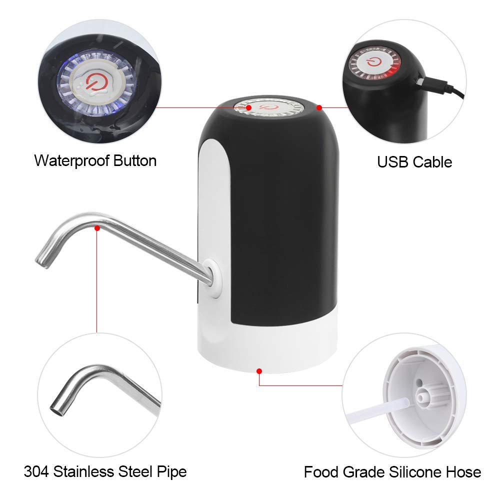Automatic USB Charging Wireless Water Can Dispenser Pump