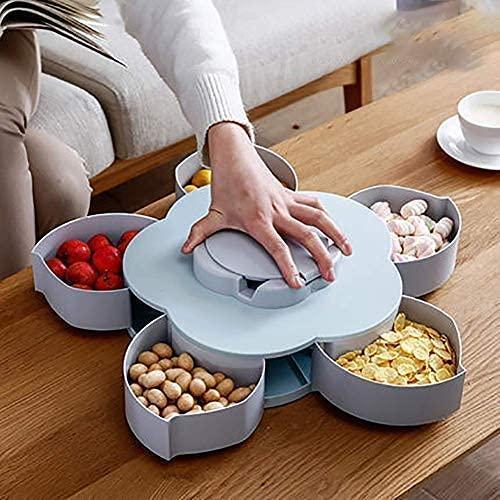 5 Compartments Serving Rotating Tray