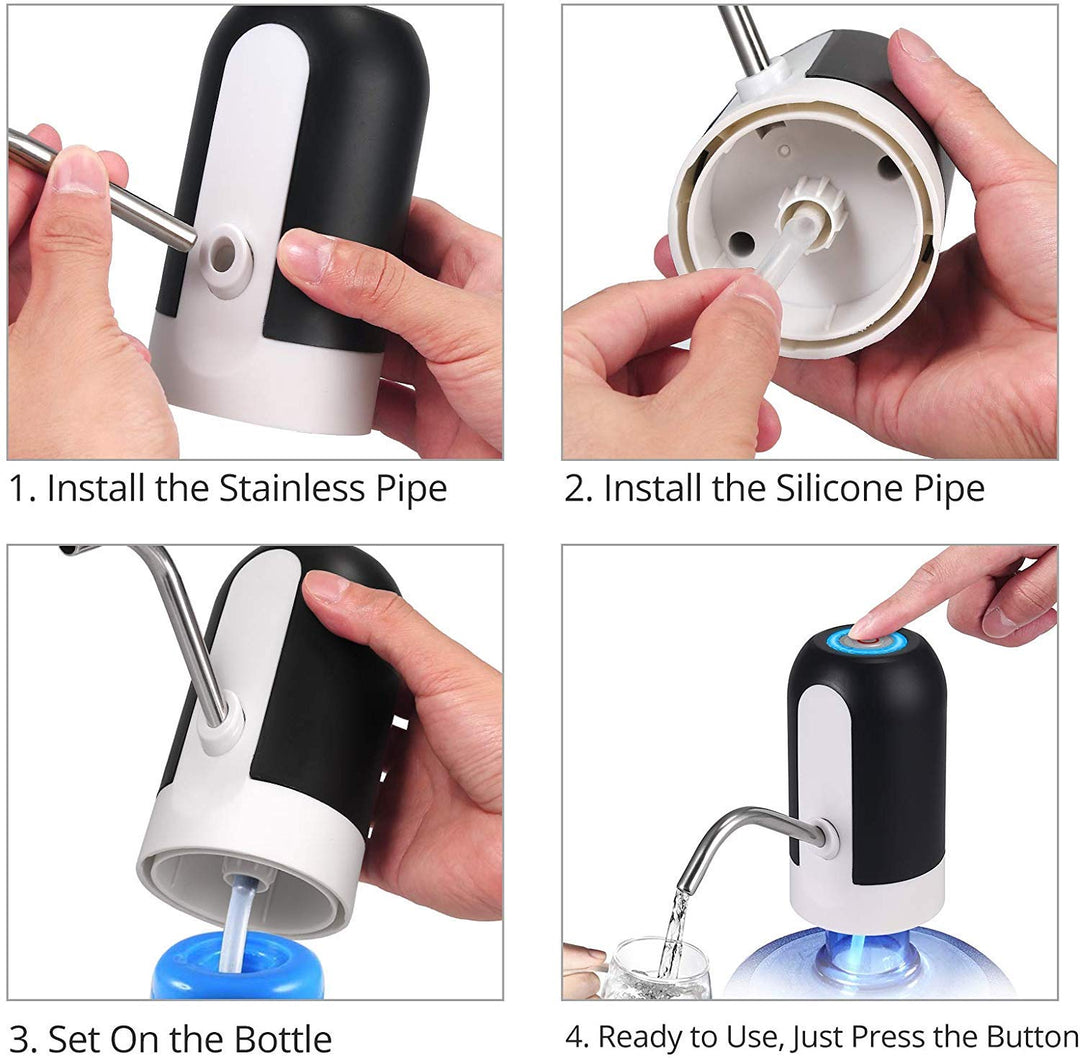 Automatic USB Charging Wireless Water Can Dispenser Pump