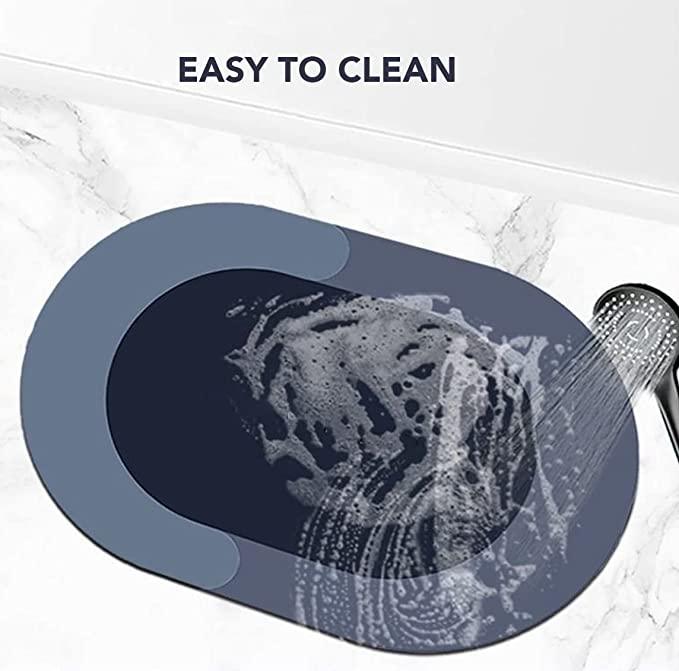 Mat-Anti-Slip Bath Mat Water Absorbent Bathroom Mat