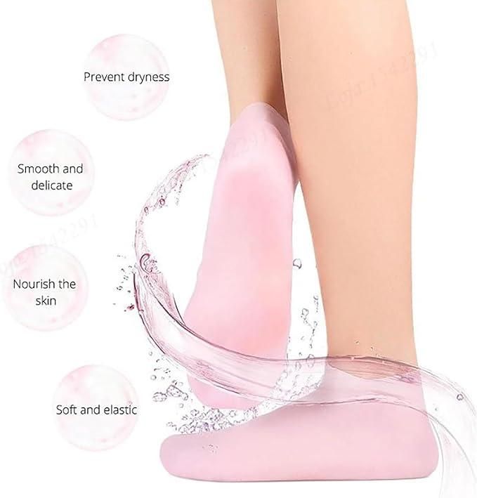 Pedicure Silicone Gel Socks For Dry Cracked Feet