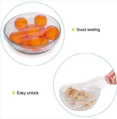 Reusable Elastic Food Storage Covers (Pack of 100)