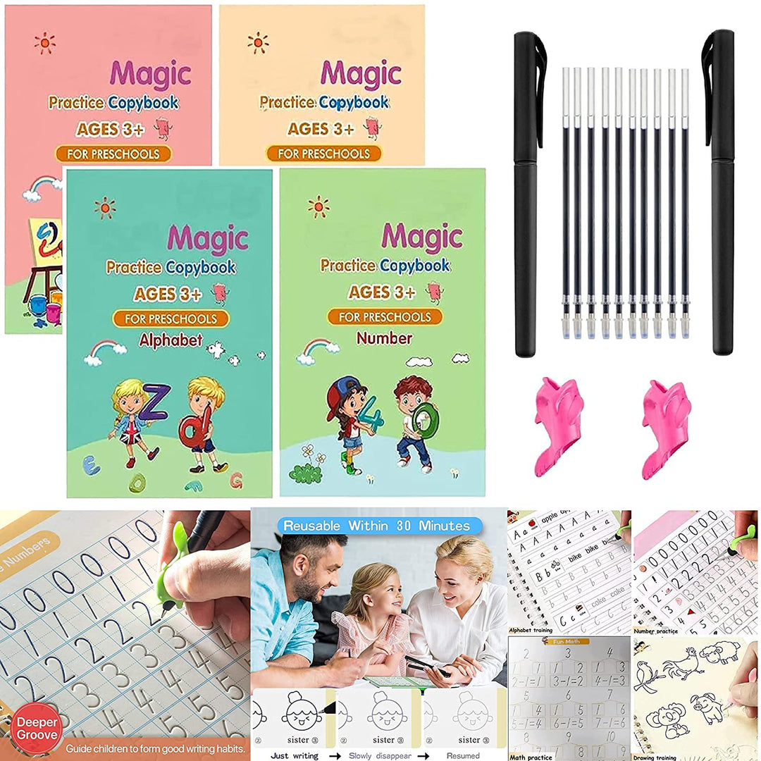 Magic Practice Book - Set of 4 Books
