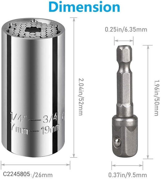 Universal Torque Wrench Head Set