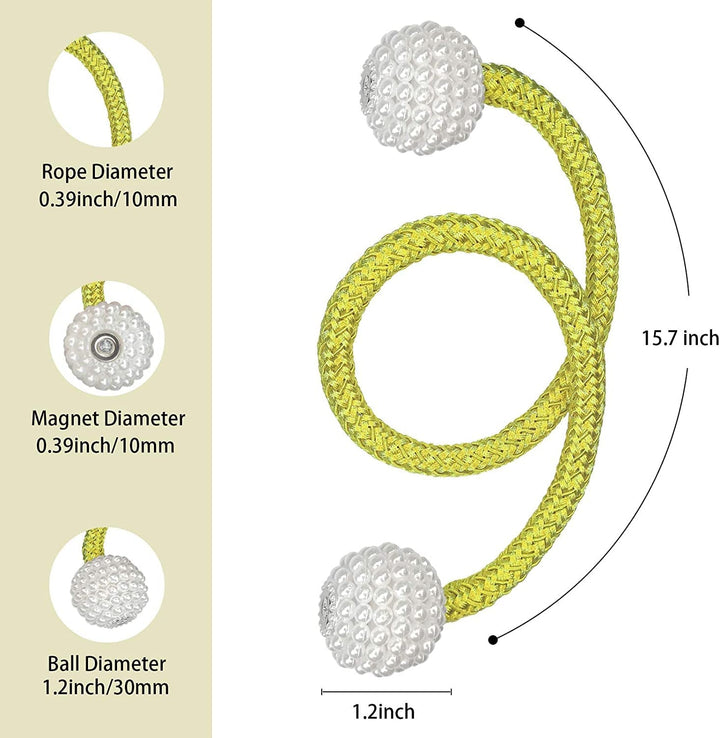 Magnetic Curtain Tiebacks